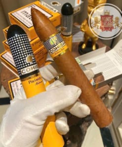 chi tiet dieu xi ga Cohiba Piramides Extra tubos chinh hang